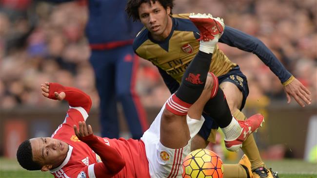 Manchester United vs. Arsenal. AFP