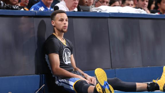 SPORTS		

							
	
		Stephen Curry out of Warriors lineup vs. Hawks with ankle injury