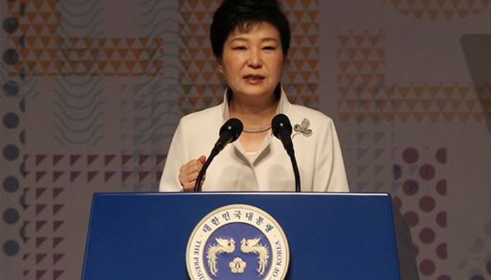 South Korea's Park says door not shut on dialogue with North