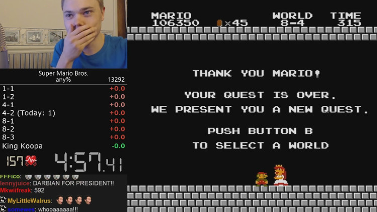 The Super Mario Bros. Speedrun World Record Has Been Broken