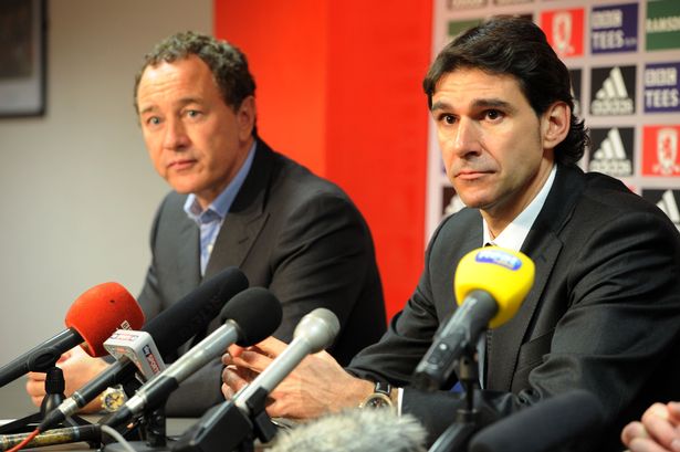 Aitor Karanka and Steve Gibson