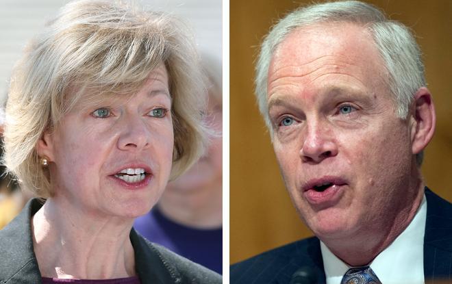 Wisconsin's U.S. senators Tammy Baldwin, a Democrat and Ron Johnson, a Republican remain firmly on opposite sides in the battle over granting President Barack Obama’s U.S. Supreme Court nominee a Senate hearing