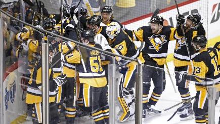 The Pittsburgh Penguins are one win away from the Eastern Conference final