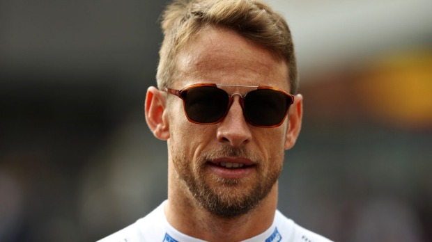 British Formula 1 driver Jenson Button believes he was lucky to escape injury after a loose drain cover shredded the