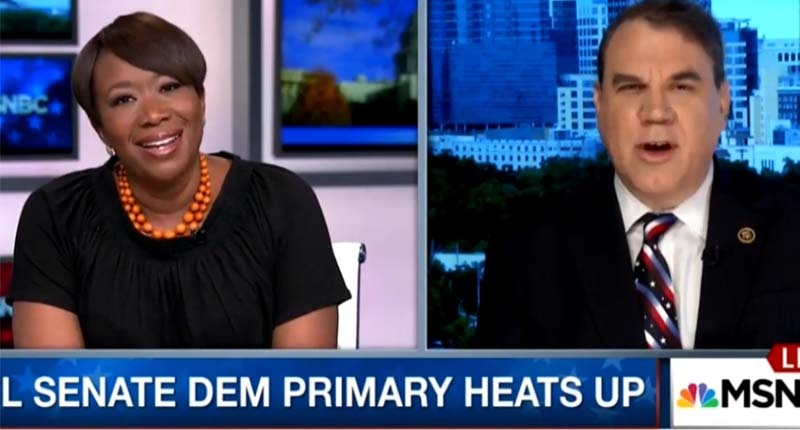 MSNBC host Joy Reid Rep. Alan Grayson