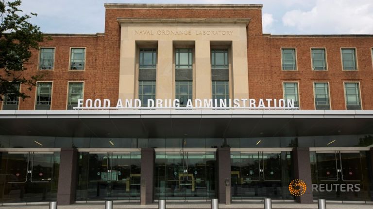 A view shows the U.S. Food and Drug Administration headquarters in Silver Spring Maryland