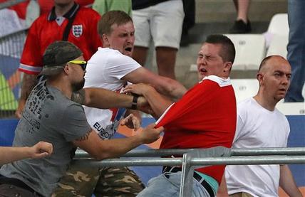 French court convicts two English soccer fans for rioting in Marseille