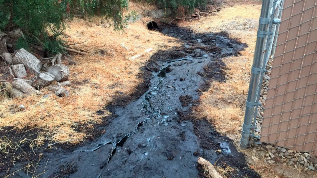 An oil spill that released thousands of gallons of crude oil was discovered Thursday in Ventura