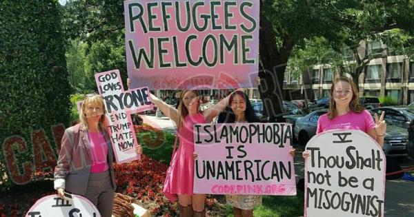 WATCH: Protesters Interrupt Donald Trump's Faith and Freedom Speech