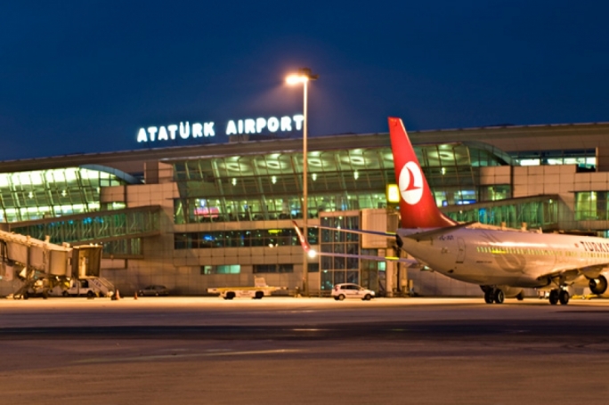 Ataturk International Airport in Istanbul Turkey