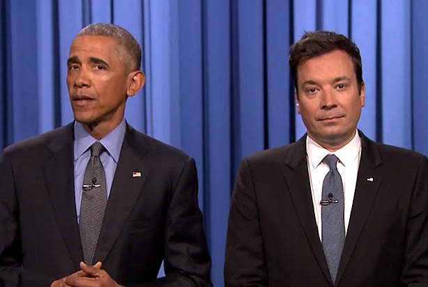 WATCH Obama burns Trump in'slow jam with Jimmy Fallon Sorry Donald'but orange is not the new black