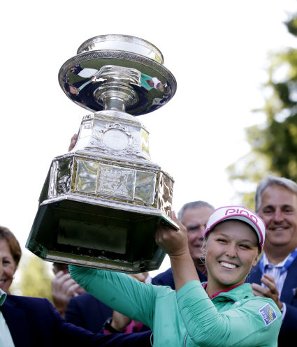 Brooke Henderson 18 wins the Women’s PGA Champion?ship her first major title