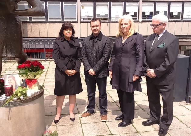 Candles were lit and flowers laid to remember Jo Cox MP who was killed yesterday