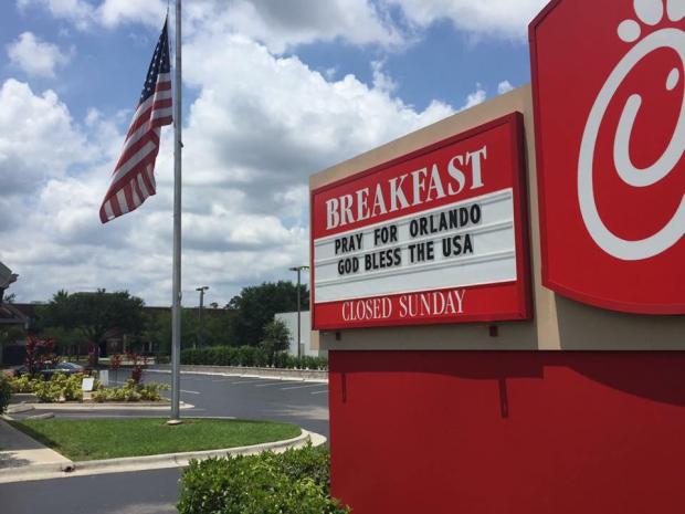 Chick-fil-A responds to Orlando massacre with free food at a blood drive