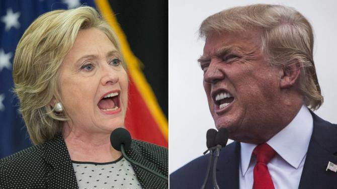 Clinton versus Trump on the horizon