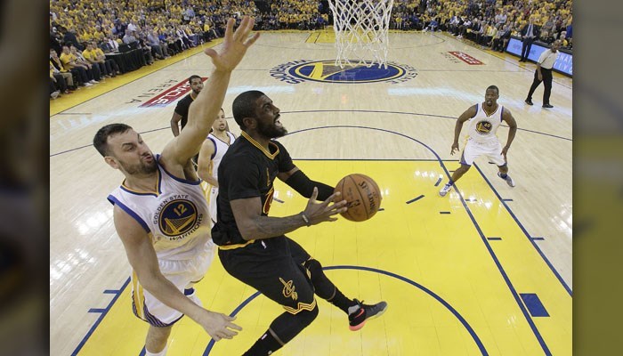 Kids in gyms all over Greater Cleveland did their best impressions of Kyrie Irving on Tuesday after the Cavalier’s star point guard had arguably the game of his career against the Warriors in Game 5 of the NBA Finals