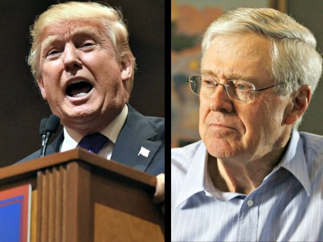 Donald Trump and Charles Koch