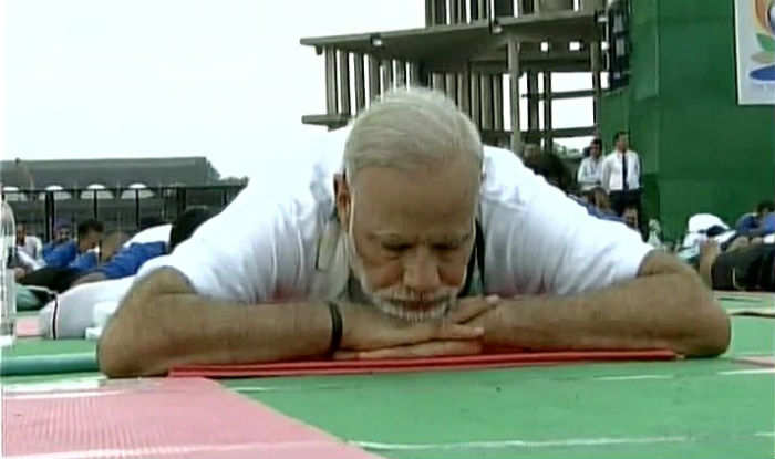 Modi Seeks Support To Make Yoga A Mass Movement