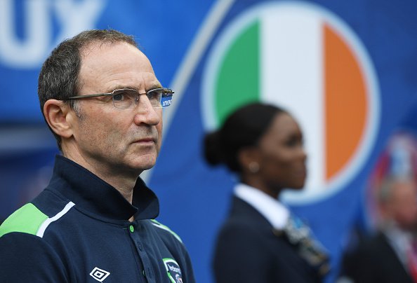 BORDEAUX FRANCE- JUNE 18 Martin O'Neill manager of Republic of Ireland looks on during the UEFA EURO 2016 Group E match between Belgium and Republic of Ireland at Stade Matmut Atlantique