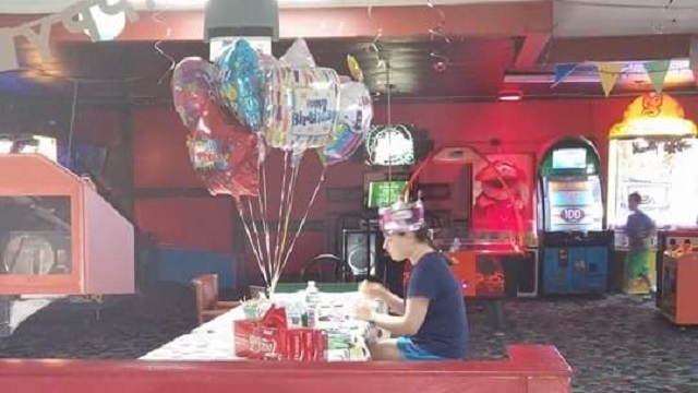 This Facebook post of a Bangor teen's solo birthday party is going viral, making people cry