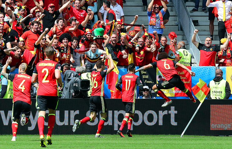 Belgium 3-0 ahead against Ireland