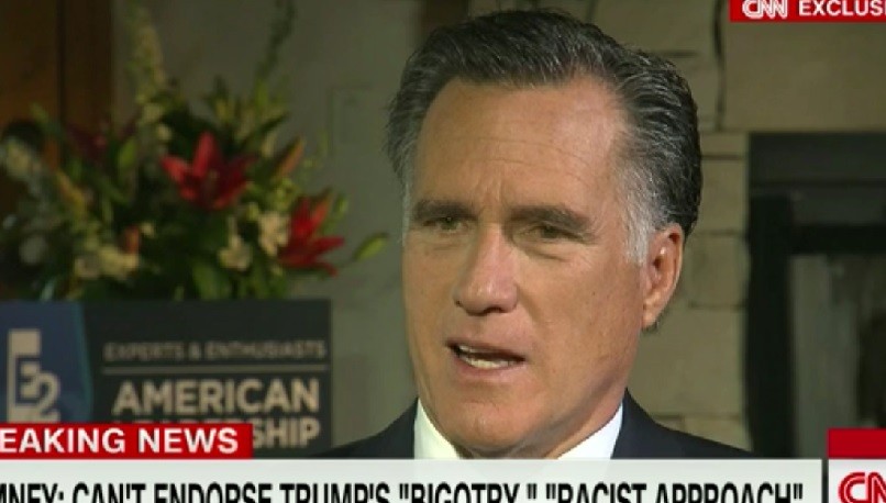 Mitt Romney speaks to CNN on Donald Trump