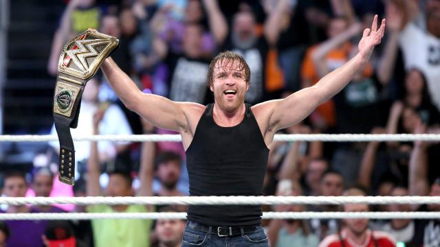 Money in the Bank winner Dean Ambrose wasted no time cashing in and won his first WWE World Heavyweight Championship in Las Vegas