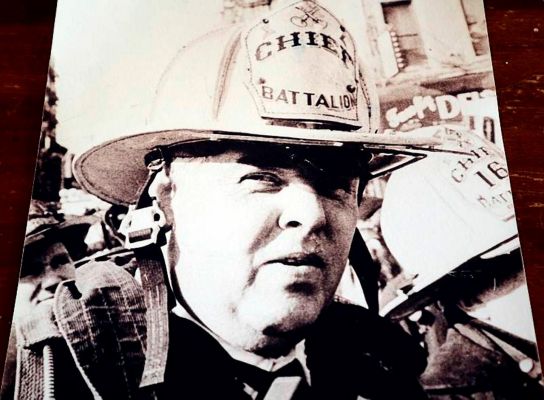 Nearly 15 years after the Sept. 11 terror attacks a funeral is being held for a New York City fire chief who died in the World Trade Center collapse