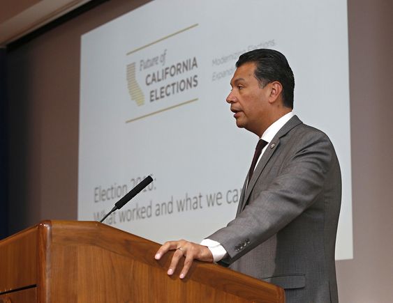 Alex Padilla said at least 2 million votes cast in California's presidential primary election have yet to be counted while speaking at a post election forum Thursday