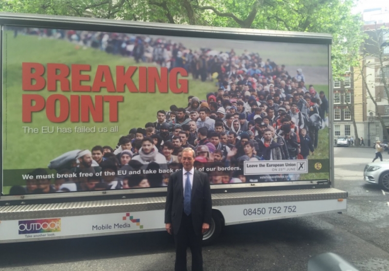 Nigel Farage's new Brexit poster was reported to police over claims it incites racial hatred