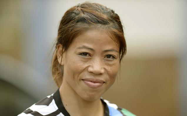 Olympic bronze medallist M.C. Mary Kom. File