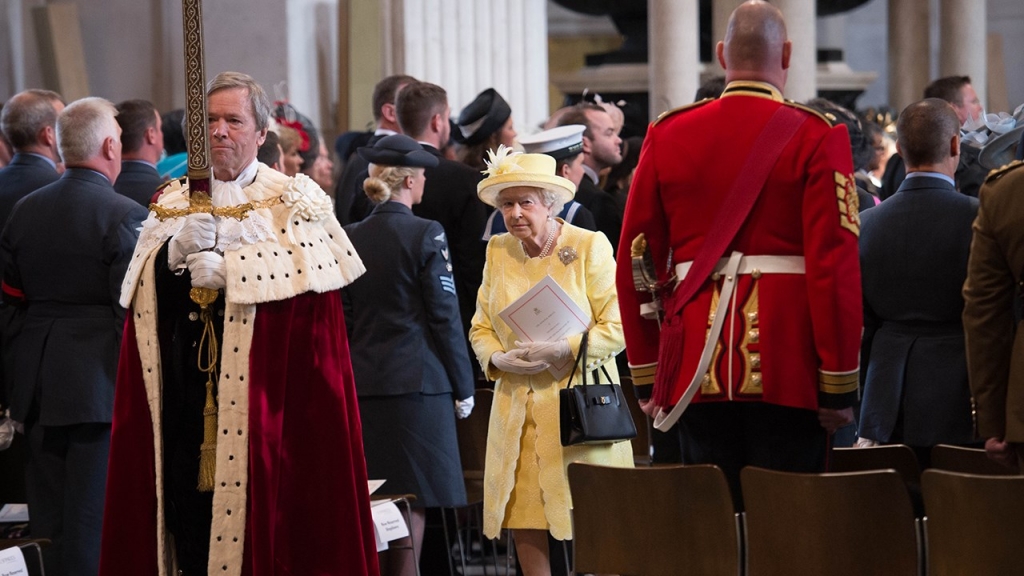 Cathedral service starts celebrations for British Queen's 90th birthday