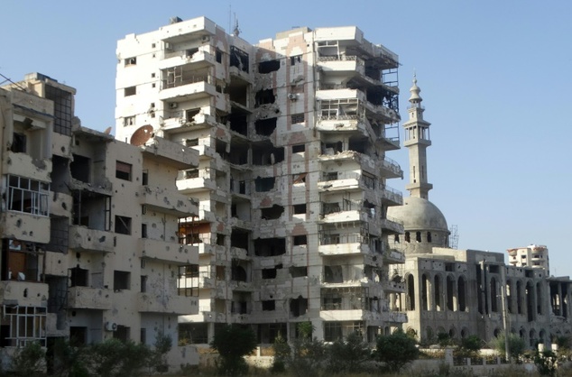 Rebel-held Al Waer is a besieged town in Syria's Homs governorate