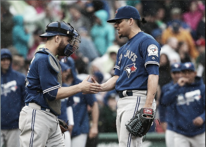 Toronto Blue Jays stave off Boston Red Sox comeback for 5-4 win Trail AL East leaders by just 2.5 games