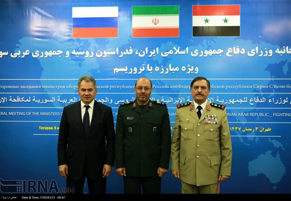 Defense ministers of Russia, Syria, Iran to meet in Tehran