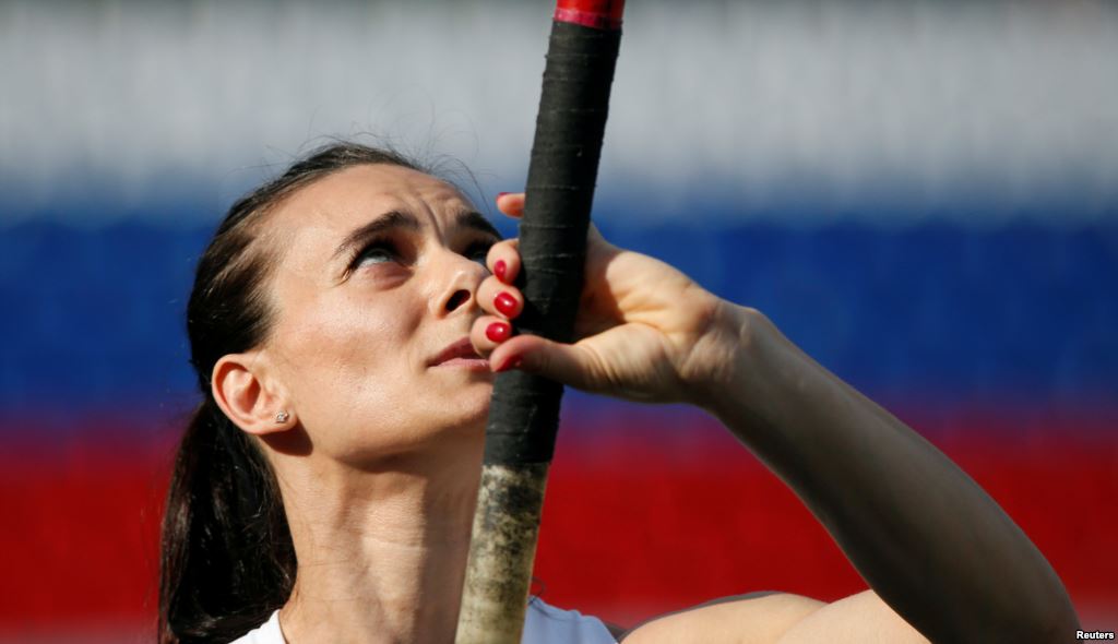 Russian pole vaulter Yelena Isinbayeva says she will appeal a ban on Russian athletes at the Rio Olympics and is hopeful she'll succeed