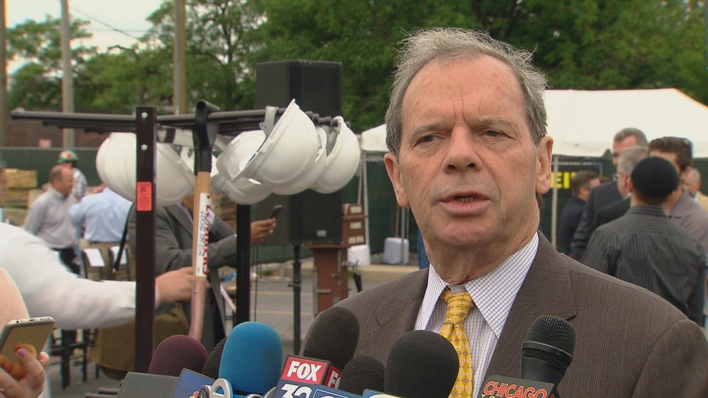 Senate President John Cullerton speaks to reporters on Tuesday