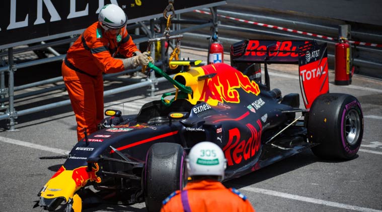 Max Verstappen Max Verstappen crash Max Verstappen monaco crash Max Verstappen red bull red bull Max Verstappen Sports