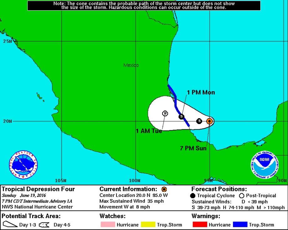 National Hurricane Center graphic