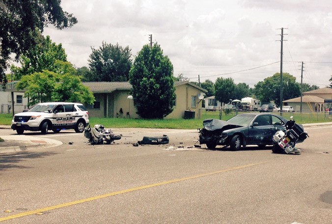 The two motorcycle deputies are listed in stable condition