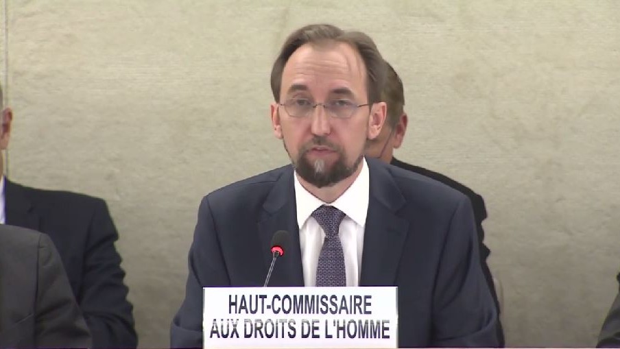 United Nations Human Rights chief Zeid Ra'ad Al Hussein