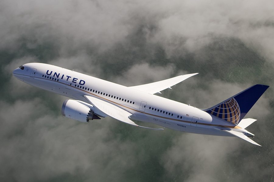 United Boeing 787