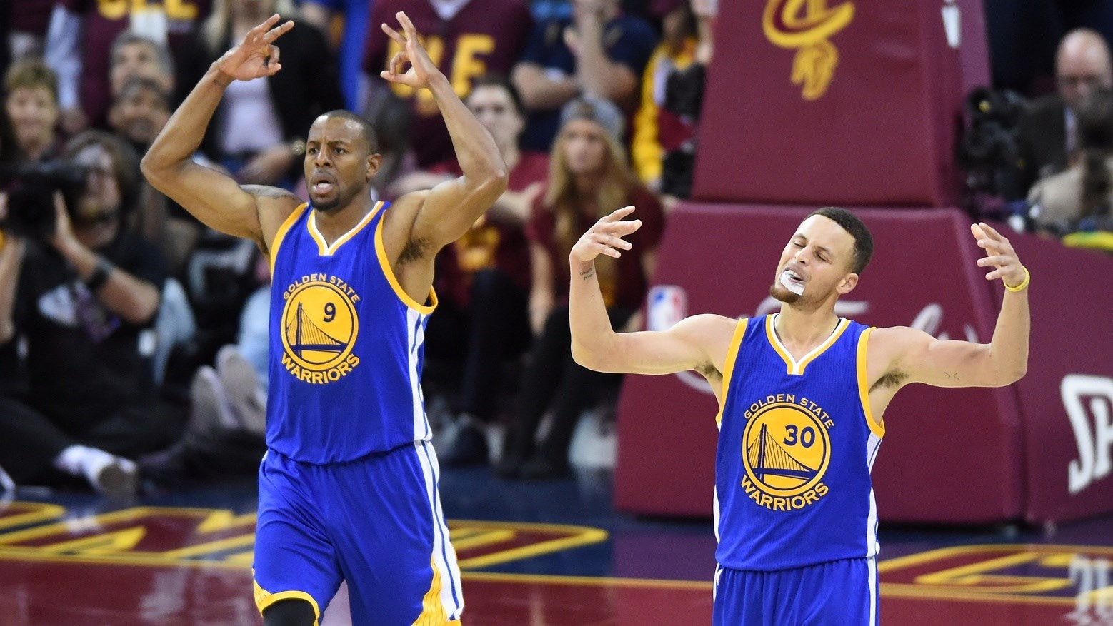 Tempers flare between LeBron James and Draymond Green in Finals Game 4