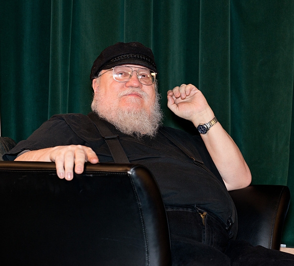 Writer George R. R. Martin participates in a Q & A session following Sundance TV's 'Hap & Leonard&#039 Screening at the Jean Cocteau Theater on Feb. 23 2016 in Santa Fe New Mexico