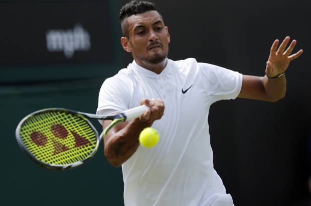 The Latest Kyrgios grabs early advantage against Stepanek