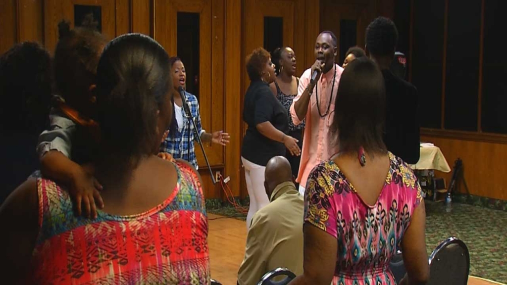 A northeast Oklahoma City church gathered Sunday to send a message that not only do black lives matter but all lives