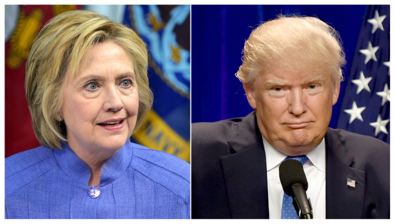 AFP  File  Economic prospects will be a key issue for voters as they choose between Hillary Clinton and Donald Trump for president