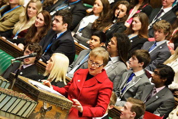 Angela Eagle in parliament in 2012