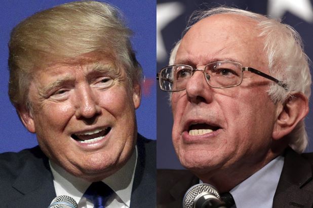 Assciated Press Donald Trump and Bernie Sanders