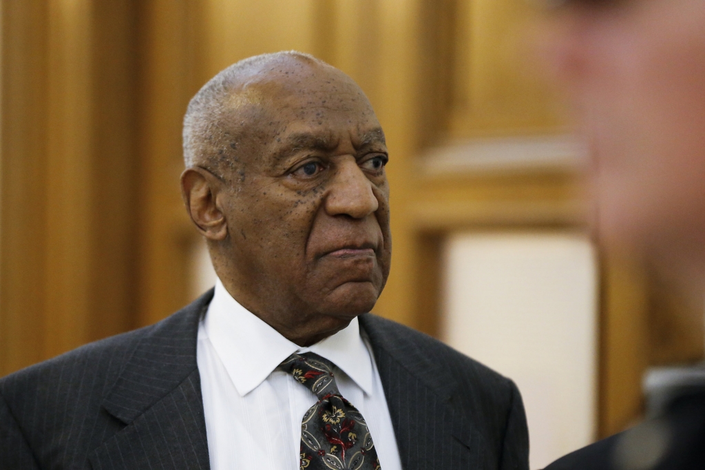 Bill Cosby departs the Montgomery County Courthouse after a preliminary hearing in Norristown Pa. Cosby's lawyers will ask a Pennsylvania judge to either throw out his criminal sex assault case or force his